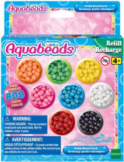 AQUABEADS - ENSEMBLE DE PERLES SOLIDES (REFILL/RECHARGE)